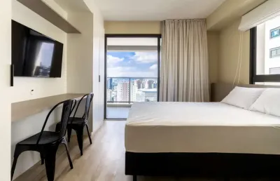 Espetacular studio para venda em pompeia com 1 quarto, sendo 1 suíte, 29m²