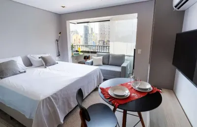 Sensacional studio para venda em pinheiros com 1 quarto, sendo 1 suíte, 25m²