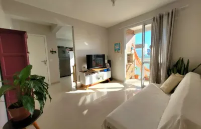 Elegante apartamento tipo para venda em ingleses do rio vermelho com 2 quartos, sendo 1 suíte, 66m²