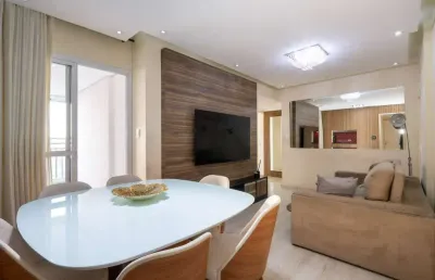 Agradável apartamento tipo para venda em centro com 3 quartos, sendo 1 suíte, 74m²