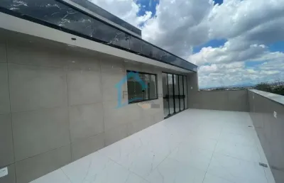 Cobertura para venda em contagem, industrial santa rita, 3 dormitórios, 1 suíte, 2 banheiros, 2 vagas