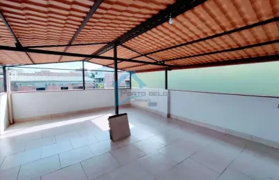 Cobertura para venda em contagem, sapucaias, 2 dormitórios, 1 banheiro, 1 vaga