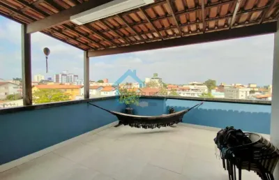 Cobertura para venda em belo horizonte, caiçara, 3 dormitórios, 1 suíte, 3 banheiros, 2 vagas