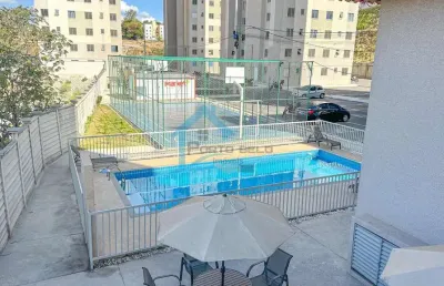 Apartamento 2 quartos para venda em contagem, maria da conceição, 2 dormitórios, 1 banheiro, 1 vaga