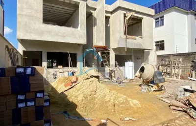 Casa geminada para venda em contagem, alvorada, 3 dormitórios, 1 suíte, 3 banheiros, 4 vagas