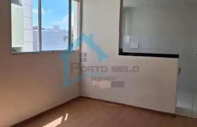 Apartamento 2 quartos para venda em contagem, sapucaias, 2 dormitórios, 1 banheiro, 1 vaga