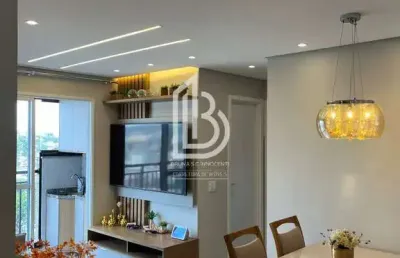 Apartamento 2 dormitórios com varanda grill no sollarium park - centro sbc
