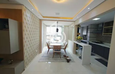 Aconchegante cobertura duplex bairro santa maria, 160m² e mobiliada