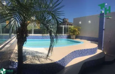 Linda cobertura para locação de temporada com piscina privativa em caiobá