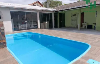 Casa para locação diária com piscina em shangrilá, pontal do pr