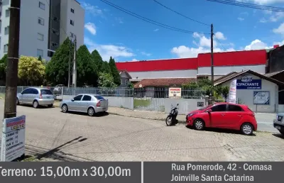 Terreno à venda na Rua Pomerode, 42, Comasa, Joinville