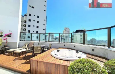 Cobertura de 310m², 4 suítes, 4 vgs, rua edson, 1070 - campo belo, ed. las palmas