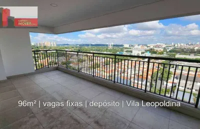 Av. imperatriz leopoldina, 1623 - vila leopoldina, vista parque villa lobos, 96m²