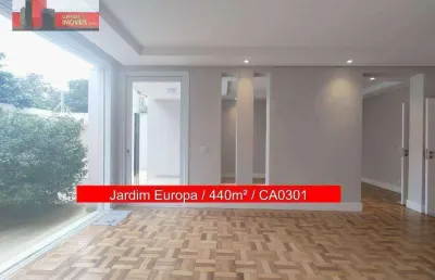 Casa 4 quartos, 6 vagas, r. honduras, 95 - jardim europa, 440m²