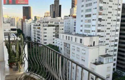 Apartamento 4 quartos, 200m², r. alagoas, 324 - higienópolis, edifício mar tirreno