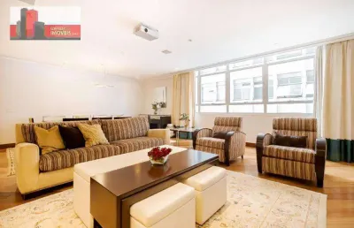 Apartamento r. são vicente de paulo, 395 - santa cecilia, 200m², 4 dorms, 2 vagas, ed. somosierra