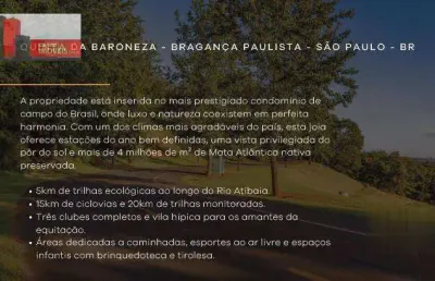 Imóvel de luxo, alameda das sapucaias, 3085 - bragança paulista, quinta da baroneza, 972m²