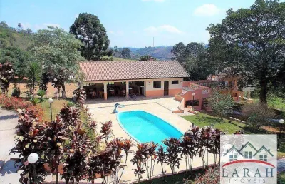 Chácara para alugar, 640 m² por r$ 15.000,02/mês - jardim são miguel - cotia/sp