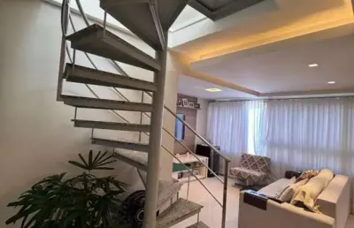Cobertura para venda em salvador, pituba, 3 dormitórios, 2 suítes, 2 banheiros, 2 vagas