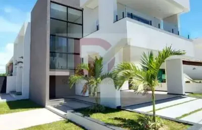 Casa de condomínio para vender com 4 quartos 4 suítes no bairro aruana em aracaju