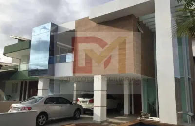 Casa alto padrão em condomínio para vender com 5 quartos 4 suítes no bairro aruana em aracaju