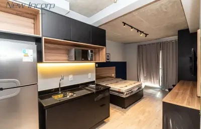 Apartamento com 1 quarto para alugar na alameda dos maracatins,  1424, 1424, moema, são paulo por r$ 3.800