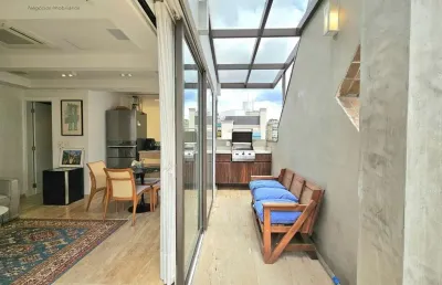 Cobertura com 1 quarto à venda na rua jacques félix, 326, vila nova conceição, são paulo por r$ 2.280.000