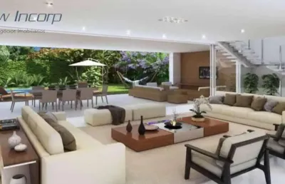 Casa em condomínio fechado com 4 quartos à venda na alameda calicut, 72, chácara santo antônio, são paulo por r$ 12.500.000