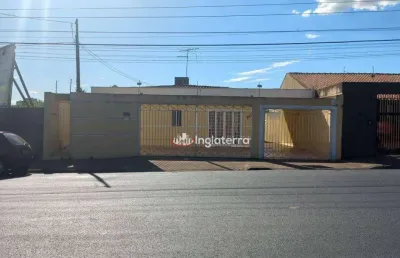 Casa para alugar, 154 m² por r$ 5.500,00/mês - santos dumont - londrina/pr
