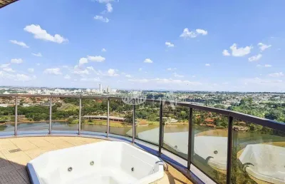 Cobertura à venda, 549 m² por r$ 4.700.000,00 - jardim petrópolis - londrina/pr
