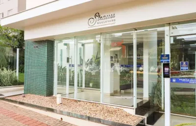 Apartamento com 4 dormitórios à venda, 102 m² por r$ 700.000 - edifício strauss boulevard - gleba palhano - londrina/pr