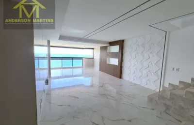 Cobertura duplex  5 suítes frente mar  praia de itaparica