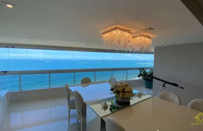Cobertura duplex  4 quartos frente mar na praia da costa