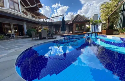 Sobrado em cond. fechado aquarius com 5 suítes à venda, 1280 m² por r$ 10.500.000 - jardim aquarius - sjc/sp