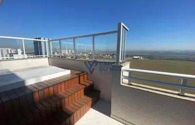 Cobertura com 4 dormitórios, 192 m² - venda por r$ 2.500.000,00 ou aluguel por r$ 12.739,57/mês - jardim aquarius - são josé dos campos/sp