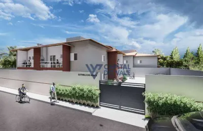 Village com 2 dormitórios à venda, 66 m² por r$ 400.000,00 - pontal de santa marina - caraguatatuba/sp