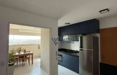 Apartamento mobiliado com 2 dormitórios para alugar, 65 m² por r$ 4.524/mês - urbanova - são josé dos campos/sp