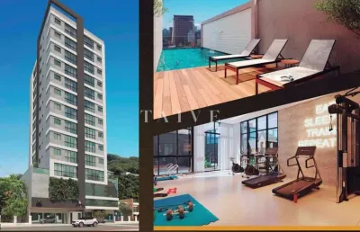 Lançamento apartamento na planta à venda/60,83m²/ 2 suítes - austin residence- morretes, itapema, s