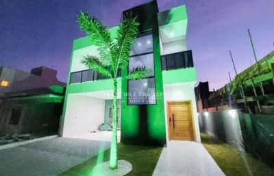 Triplex 205m²/3 suítes/4 vagas/sistema alexa - táua arangua - londrina pr