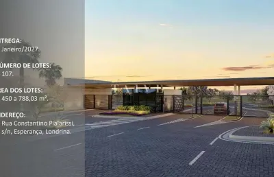Terreno alto padrão à venda - lançamento  condomínio garnet - localizado  a 400m do shopping catuaí