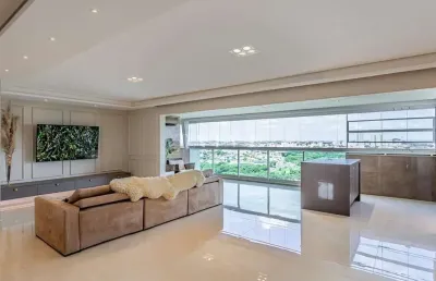 Apartamento para locação edifício ópera house, vista lago,3 suites, 3 vagas de garagem,andar altoja