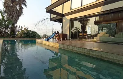 Casa à venda, 5 suítes / piscina borda infinita / pomar - condominio terras de canaã, cambé, pr