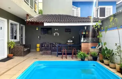 Casa em condomínio fechado com 3 quartos à venda na rua professor santos moreira, camorim, rio de janeiro, 180 m2 por r$ 560.000