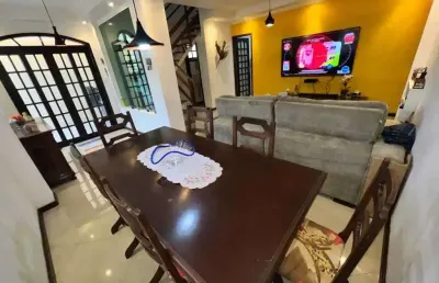Casa em condomínio fechado com 3 quartos à venda na rua jornalista luiz eduardo lobo, vargem pequena, rio de janeiro, 179 m2 por r$ 530.000
