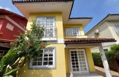 Casa em condomínio fechado com 4 quartos à venda na estrada dos bandeirantes, vargem pequena, rio de janeiro, 107 m2 por r$ 749.900