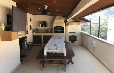 Cobertura com 3 quartos à venda na rua comandante rúbens silva, freguesia (jacarepaguá), rio de janeiro, 132 m2 por r$ 820.000