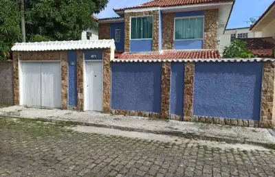 Casa em condomínio fechado com 4 quartos à venda na rua rio do cacambe, freguesia (jacarepaguá), rio de janeiro, 260 m2 por r$ 1.150.000