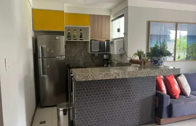 Village imbassaí, 63m², 1 quarto, mobiliado, 1 vaga