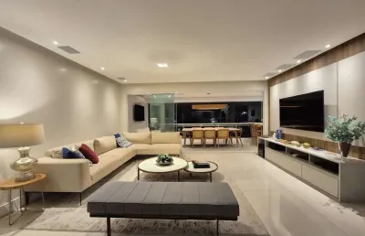 Ludco, 180m², 3 suítes, home office, armários, 3 vagas
