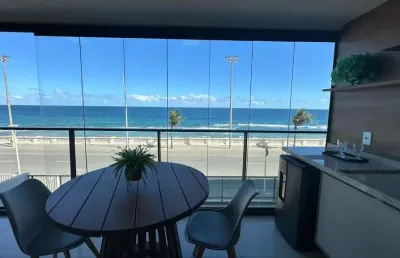 House barra, 42m², 1 quarto, varanda gourmet, mobiliado
